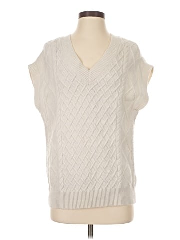 Madewell Cable-Knit V-Neck Sweater Vest (view 1)