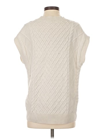Madewell Cable-Knit V-Neck Sweater Vest (view 2)