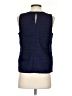 1901 100% Cotton Blue Sleeveless Blouse Size S - photo 2
