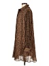 MICHAEL Michael Kors 100% Polyester Animal Print Brown Casual Dress Size L - photo 5