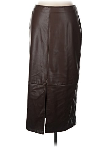 Forte Faux Leather Skirt (view 1)