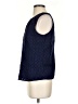 1901 100% Cotton Blue Sleeveless Blouse Size S - photo 5