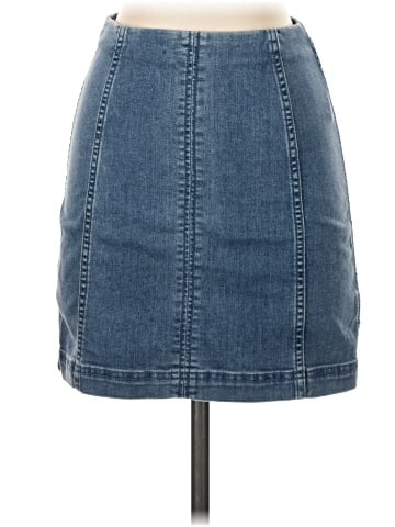 Free People Denim Skirt (view 1)