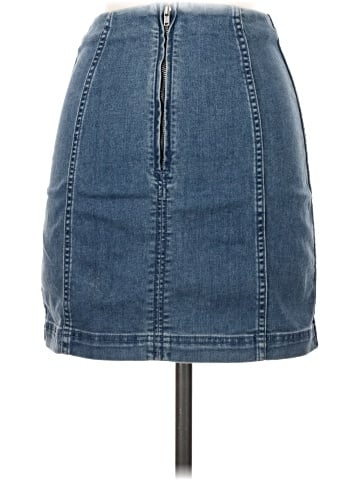 Free People Denim Skirt (view 2)