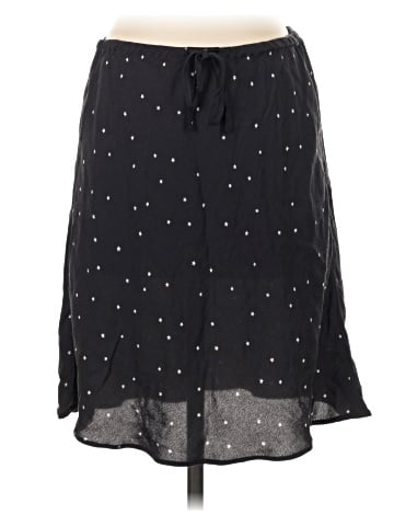 Madewell Drawstring Mini Slip Skirt in Night Stars (view 1)