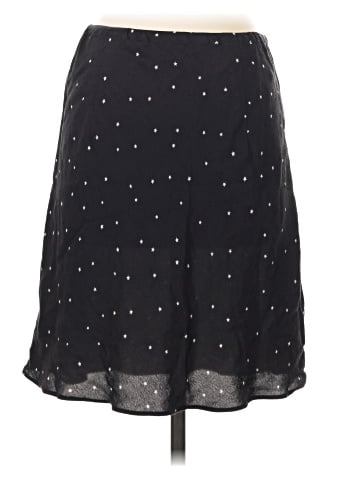 Madewell Drawstring Mini Slip Skirt in Night Stars (view 2)