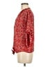 Max Studio 100% Polyester Red Short Sleeve Blouse Size M - photo 5