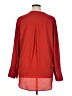 Banana Republic 100% Polyester Red Long Sleeve Blouse Size XL - photo 2
