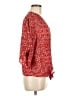 Max Studio 100% Polyester Red Short Sleeve Blouse Size M - photo 4