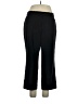 JM Collection Solid Black Dress Pants Size 14 Petite - photo 1