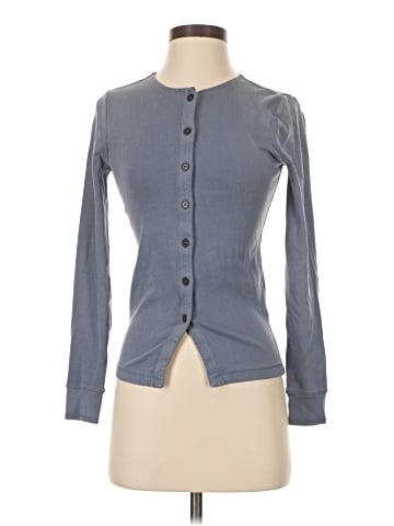 Madewell Ribbed Button-Front Cardigan (view 1)