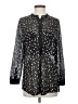ALLSAINTS Polka Dots Black Long Sleeve Blouse Size 2 - photo 1