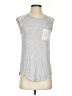 Ann Taylor LOFT 100% Rayon Gray Sleeveless Top Size S - photo 1