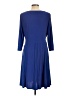 North Style Solid Blue Cocktail Dress Size L - photo 2