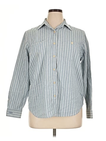 Lauren Jeans Co. Long Sleeve Button-Down Shirt (view 1)