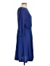 North Style Solid Blue Cocktail Dress Size L - photo 4