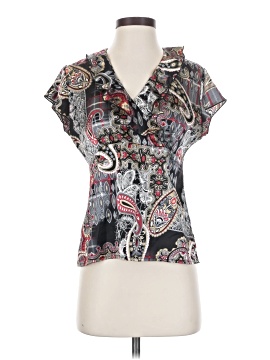 Petite Sophisticate Short Sleeve Blouse