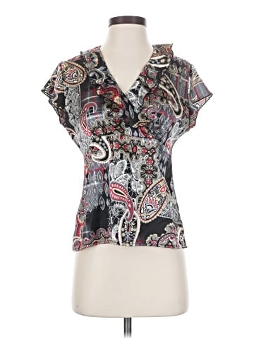 Petite Sophisticate Short Sleeve Blouse (view 1)