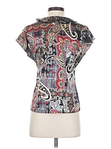 Petite Sophisticate Short Sleeve Blouse (view 2)