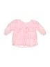 Healthtex 100% Polyester Pink 3/4 Sleeve Blouse Size 0-3 mo - photo 1