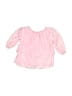 Healthtex 100% Polyester Pink 3/4 Sleeve Blouse Size 0-3 mo - photo 2