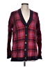 Ann Taylor Plaid Red Cardigan Size L - photo 1