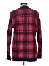 Ann Taylor Plaid Red Cardigan Size L - photo 2