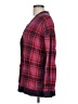 Ann Taylor Plaid Red Cardigan Size L - photo 5