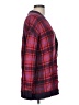 Ann Taylor Plaid Red Cardigan Size L - photo 4