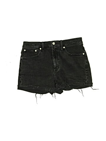 Madewell High-Rise Denim Shorts in Lunar Wash (view 1)