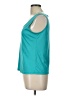 Christopher & Banks 100% Polyester Teal Sleeveless Top Size L - photo 5