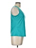 Christopher & Banks 100% Polyester Teal Sleeveless Top Size L - photo 4