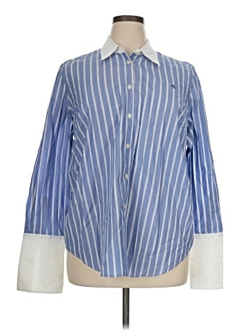 Lauren by Ralph Lauren Long Sleeve Button-Down Shirt (view 1)
