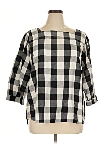 Time and Tru 3/4 Sleeve Blouse (view 1)