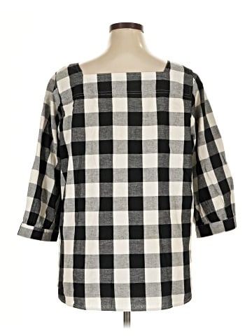 Time and Tru 3/4 Sleeve Blouse (view 2)