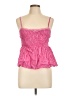 No Boundaries Pink Sleeveless Top Size L - photo 1