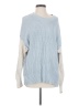 American Eagle Outfitters 100% Cotton Color Block Blue Pullover Sweater Size S - photo 1