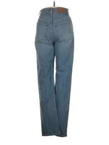Madewell The '90s Straight Jean in Rondell Wash: Crease Edition (view 2)