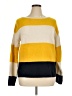 C&C California Color Block Yellow Pullover Sweater Size XL - photo 1