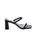 Steve Madden 100% Leather Black Sandals Size 6 - photo 1