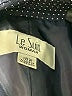 Le Suit 100% Polyester Houndstooth Blue Blazer Size 18 - photo 6