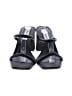 Steve Madden 100% Leather Black Sandals Size 6 - photo 2