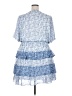 1.State 100% Polyester Paisley Blue Casual Dress Size 2X - photo 2