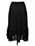 Shein 100% Polyester Solid Black Casual Skirt Size L - photo 2