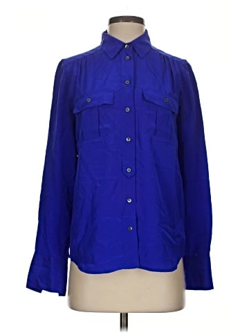 J.Crew Long Sleeve Silk Top (view 1)