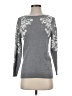 Market and Spruce Floral Gray Pullover Sweater Size XS - photo 1