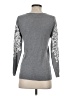Market and Spruce Floral Gray Pullover Sweater Size XS - photo 2