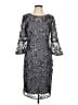 Alex Evenings 100% Polyester Gray Cocktail Dress Size 10 - photo 1