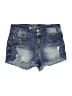 Wallflower Blue Denim Shorts Size 3 - photo 1