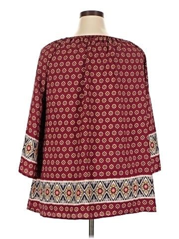 Honeyme 3/4 Sleeve Blouse (view 2)